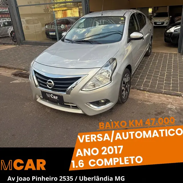 Carro Nissan Versa 2017 1.6 16V Unique CVT (Flex)