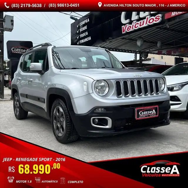 Carro Jeep Renegade 2016 Sport 1.8 4x2 (Aut) (Flex)