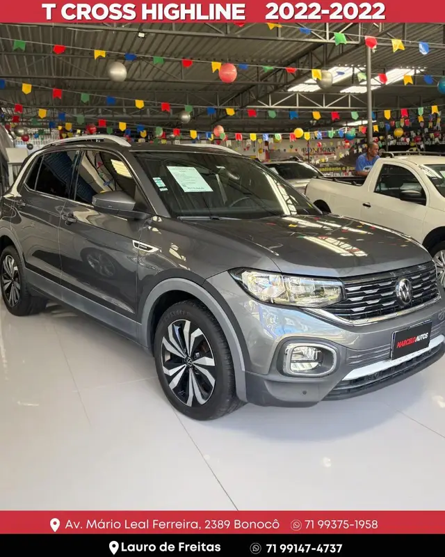 Carro Volkswagen T-Cross 2022 1.4 TSI Highline (Aut) (Flex)