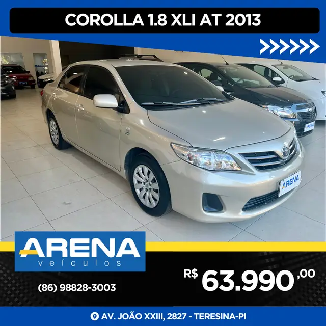 Carro Toyota Corolla 2013 Sedan 1.8 Dual VVT-i  XLI (aut) (flex)
