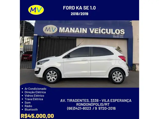 Carro Ford Ka 2019 1.0 S (Flex)