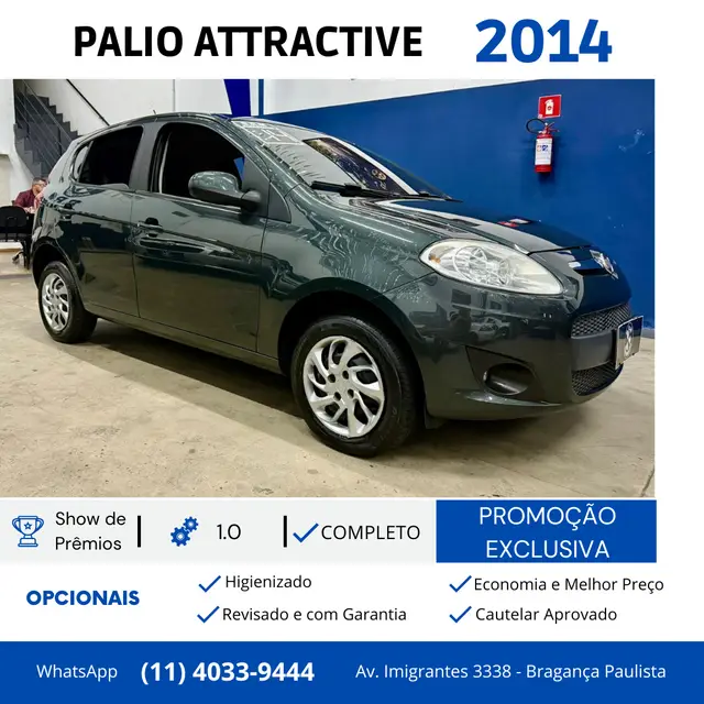 Carro Fiat Palio 2014 Attractive 1.0 8V (Flex)