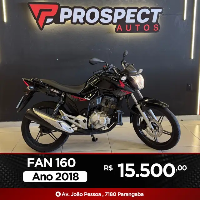 Moto Honda CG 160 2018 Fan