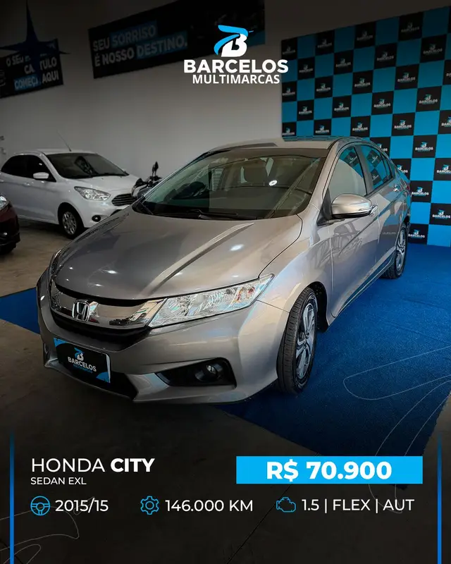 Carro Honda City 2015 EXL 1.5 CVT (Flex)
