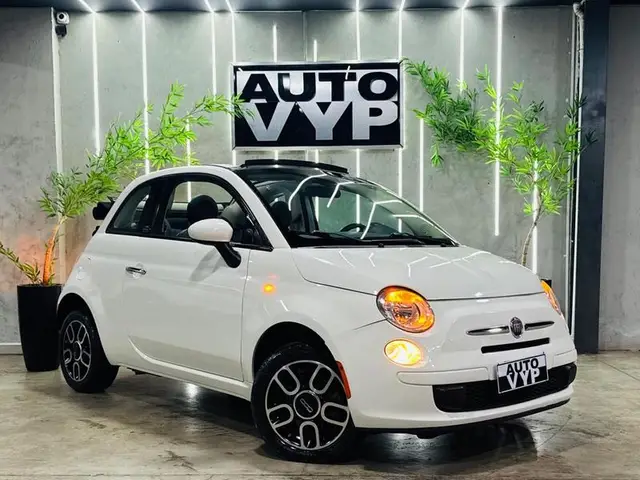 Carro Fiat 500 2015 Cabrio Dualogic 1.4 Evo (Flex)