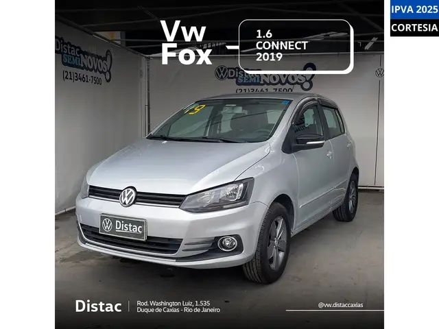 Carro Volkswagen Fox 2019 1.6 MSI Connect (Flex)
