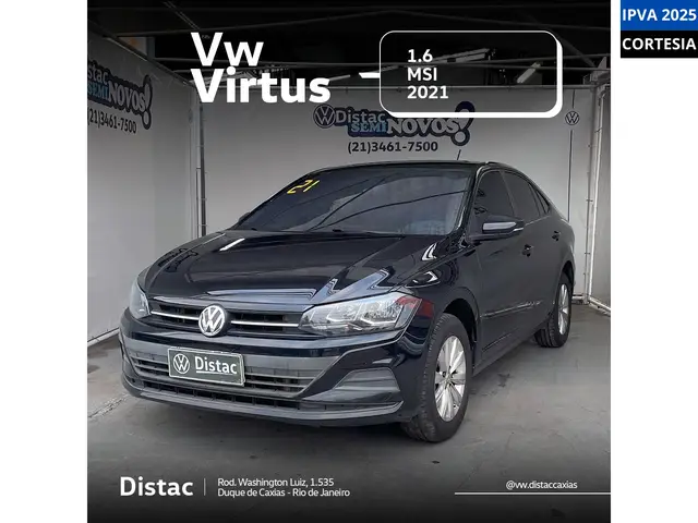 Carro Volkswagen Virtus 2021 1.6 MSI 16V (Flex)