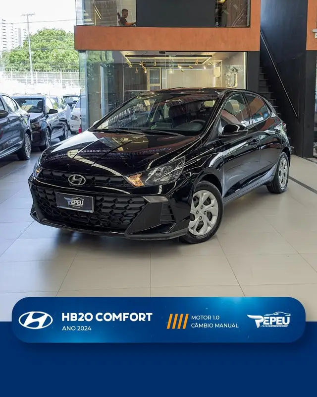 Carro Hyundai HB20 2024 Comfort Plus 1.0 (Mec.)