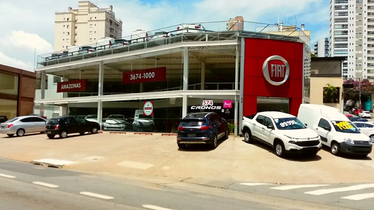 Fachada da loja Fiat Amazonas Sumaré - São Paulo - SP