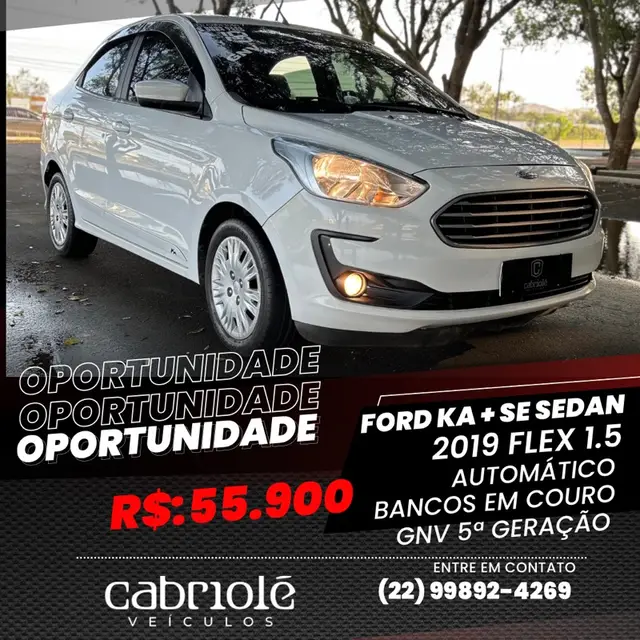 Carro Ford Ka Sedan 2019 SE 1.5 12v (Flex)