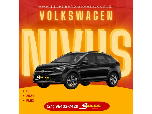 Carro Volkswagen Nivus 2021 Comfortline 1.0 Turbo (Aut) (Flex)