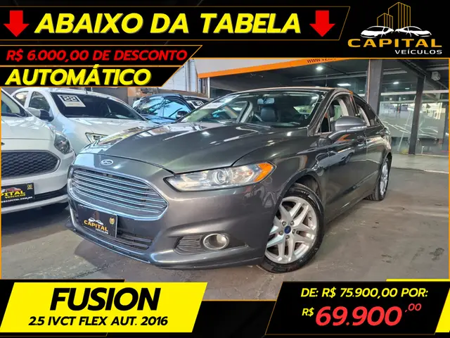 Carro Ford Fusion 2016 2.5 16V iVCT (Flex) (Aut)