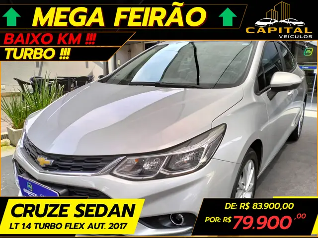 Carro Chevrolet Cruze 2017 LT 1.4 16V Ecotec (Aut) (Flex)