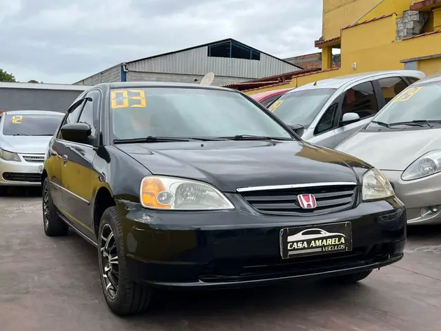 Carro Honda Civic 2003 Sedan LX 1.7 16V