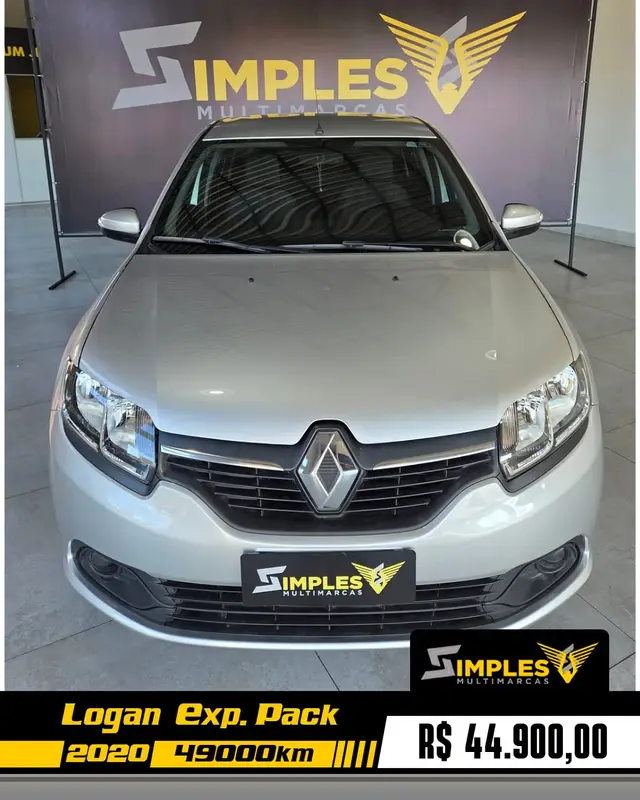 Carro Renault Logan 2020 Expression 1.0 12V SCe (Flex)