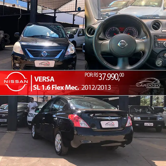 Carro Nissan Versa 2013 1.6 16V SL (Flex)