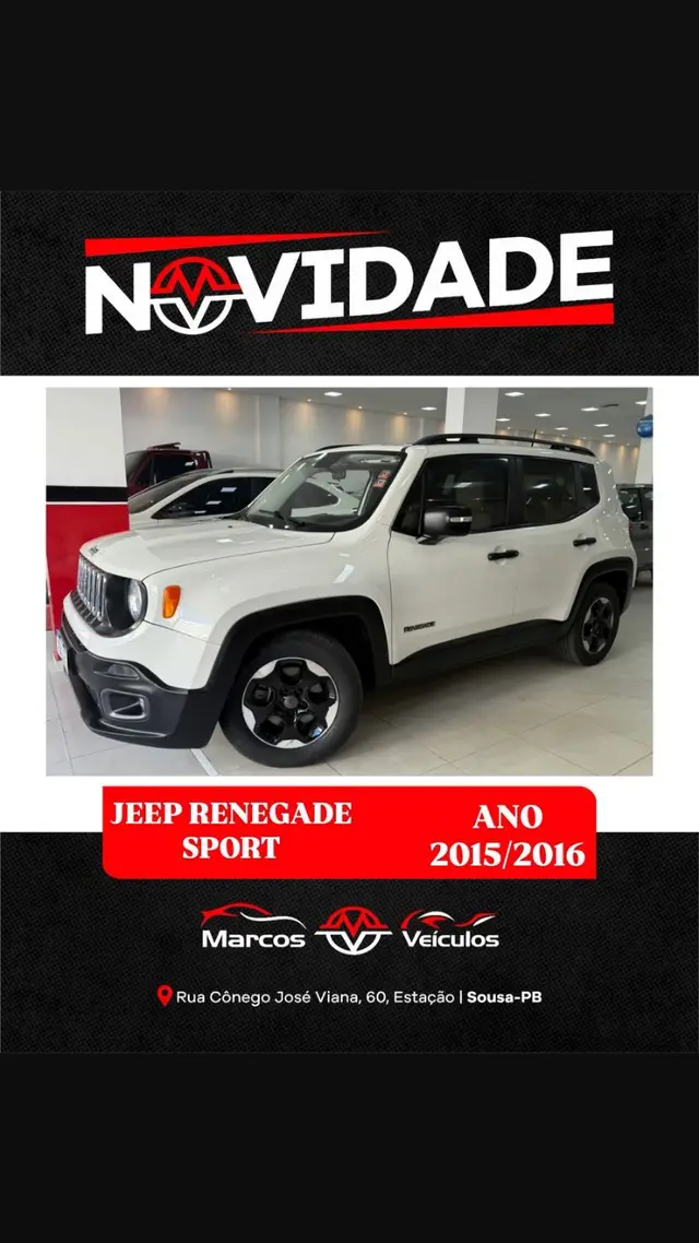 Carro Jeep Renegade 2016 Sport 1.8 4x2 (Aut) (Flex)
