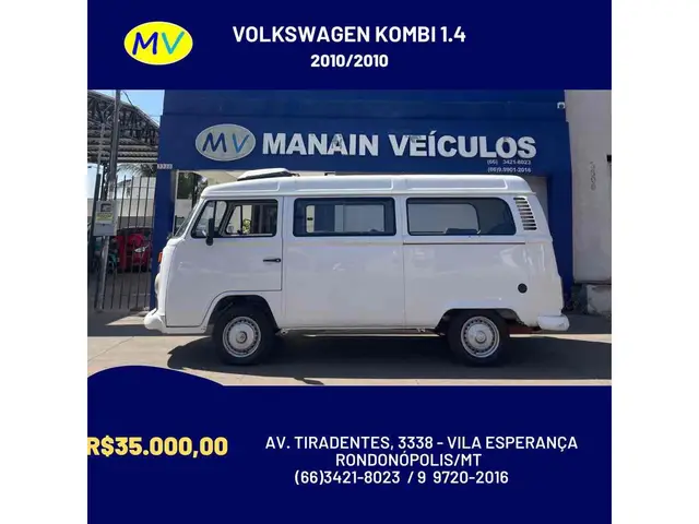 Carro Volkswagen Kombi 2010 Standard 1.4 (Flex)