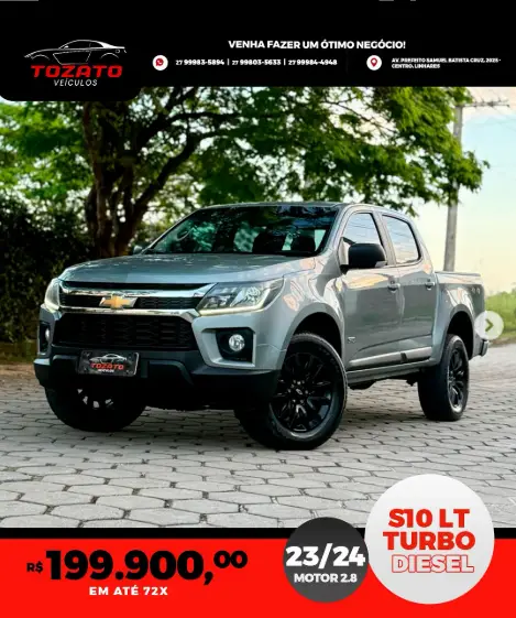 Carro Chevrolet S10 Cabine Dupla 2024 LT 2.8 Turbodiesel (Aut.)