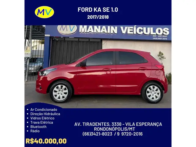 Carro Ford Ka 2018 1.0 SE (Flex)