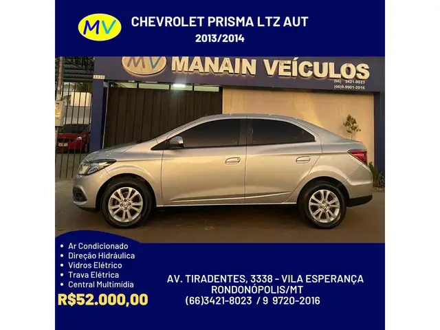 Carro Chevrolet Prisma 2014 1.4 LTZ SPE/4 (Aut)