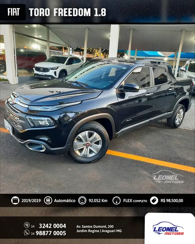 Carro Fiat Toro 2019 Freedom 1.8 AT6 4x2 (Flex)