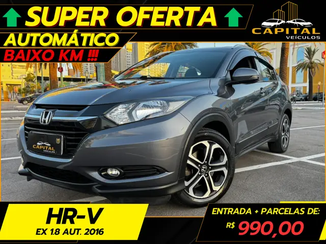 Carro Honda HR-V 2016 EX CVT 1.8 I-VTEC FlexOne