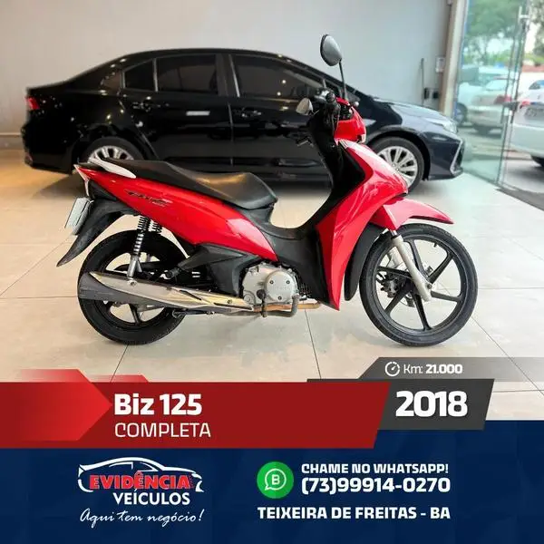 Moto Honda Biz 125i 2018 Flex