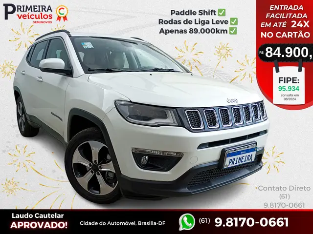 Carro Jeep Compass 2017 2.0 Longitude 4x2 (Aut) (Flex)