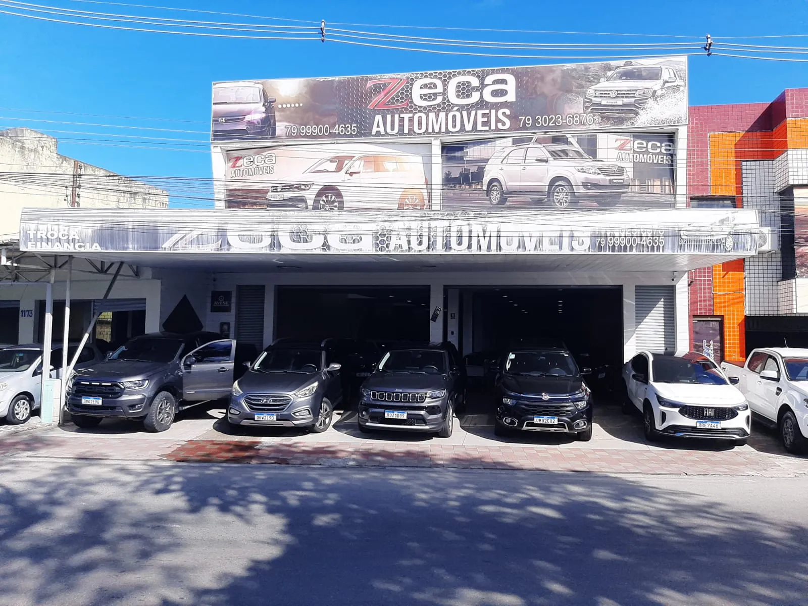 Fachada da loja Zeca Automoveis - Aracaju - SE