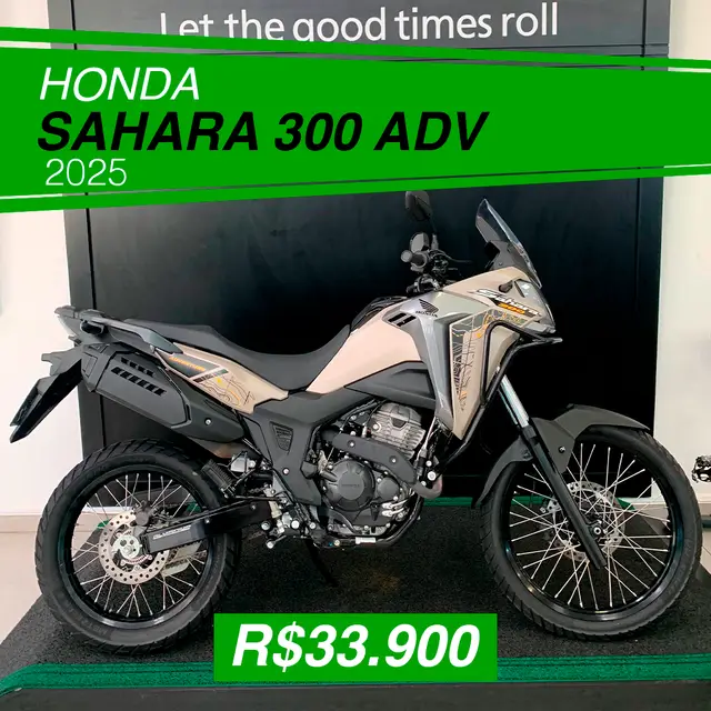 Moto Honda XRE Sahara 300 2025 Adventure