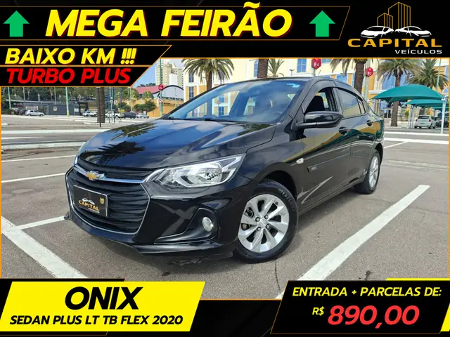 Carro Chevrolet Onix Plus 2020 1.0 LT Turbo (Flex)