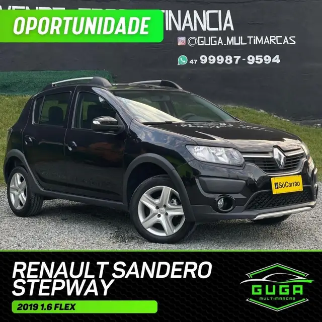 Carro Renault Sandero Stepway 2019 1.6 16V SCe (Flex)