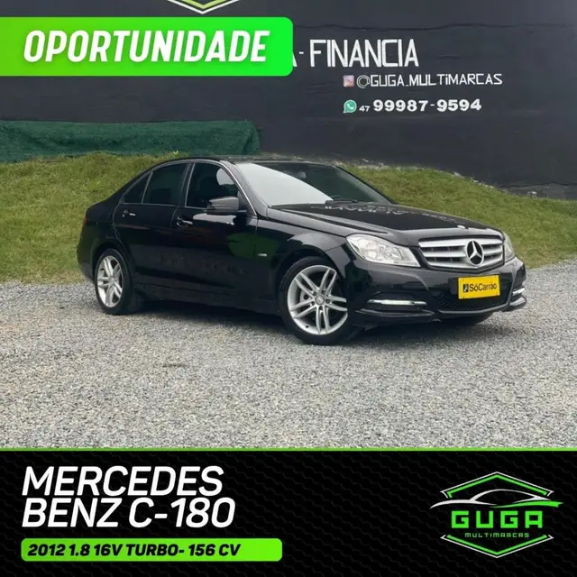 Carro Mercedes-Benz Classe C 2012 C 180 CGI Classic