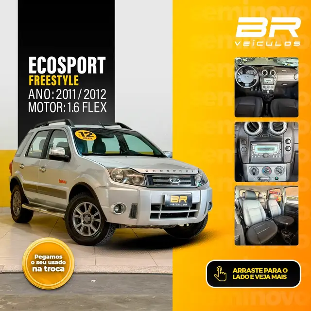 Carro Ford EcoSport 2012 Freestyle 1.6 16V (Flex)
