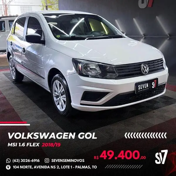 Carro Volkswagen Gol 2019 1.6 MSI (Flex)