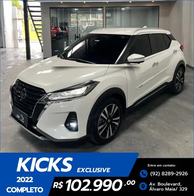 Carro Nissan Kicks 2022 Exclusive 1.6