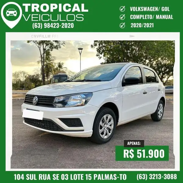 Carro Volkswagen Gol 2021 1.0 12v (Flex)