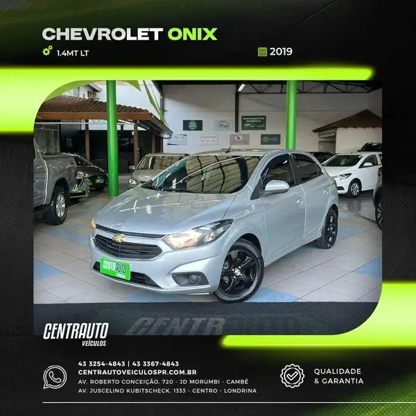 Carro Chevrolet Onix 2019 1.4 Activ SPE/4