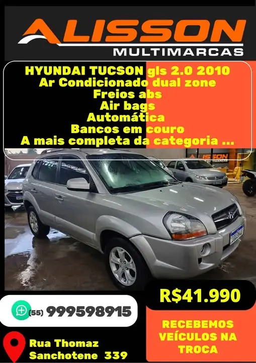 Carro Hyundai Tucson 2010 GLS 2.0 16V (aut)