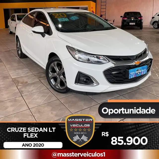 Carro Chevrolet Cruze 2020 LT 1.4 Turbo (Aut.)