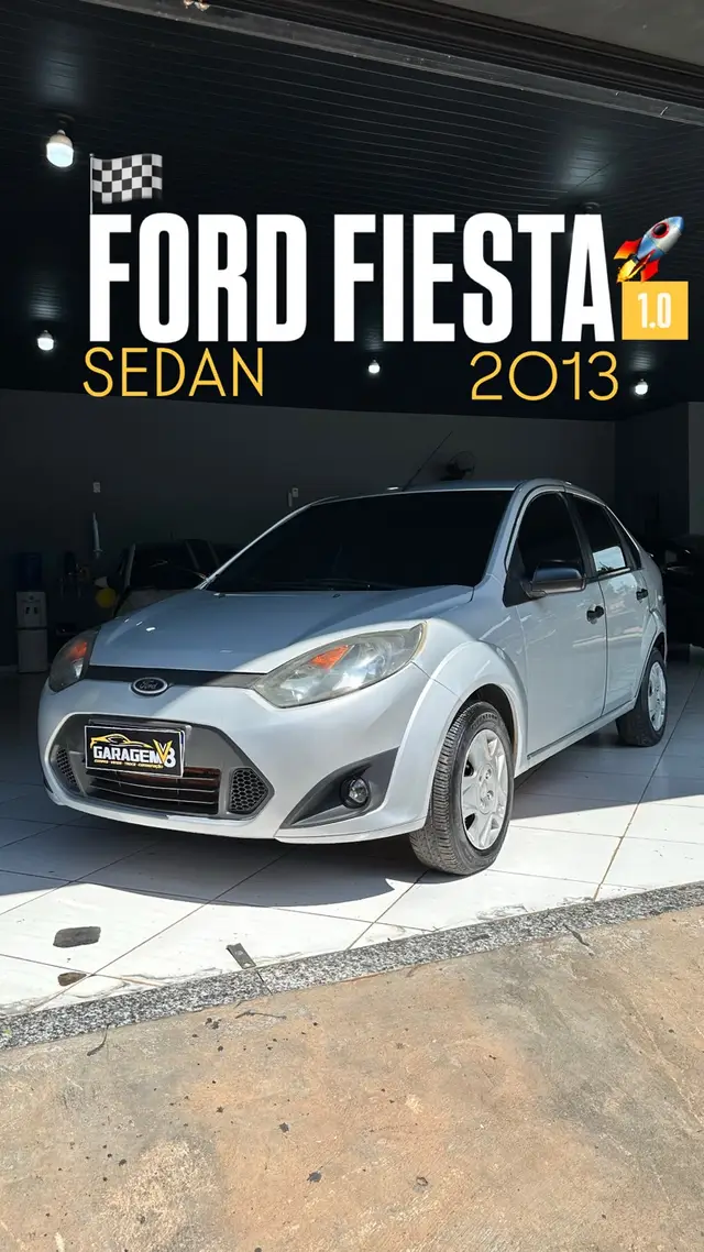 Carro Ford Fiesta Sedan 2013 1.0 (Flex)