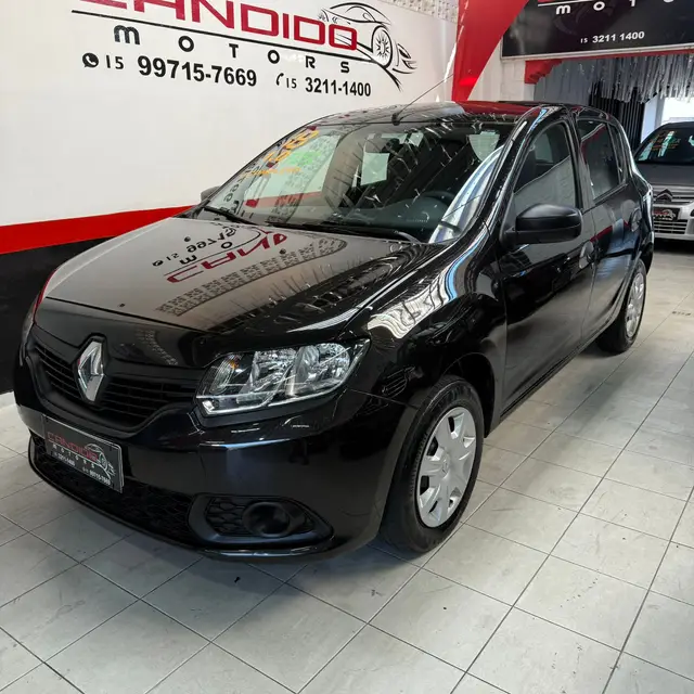 Carro Renault Sandero 2018 Authentique 1.0 12V SCe (Flex)