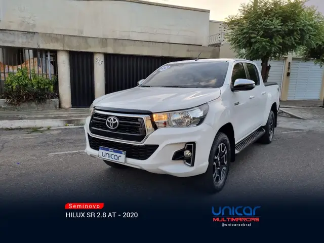 Carro Toyota Hilux Cabine Dupla 2020 Hilux 2.8 TDI CD SR 4x4 (Aut)