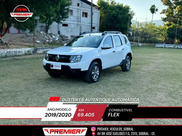 Carro Renault Duster 2020 1.6 16v Authentique CVT (Flex)