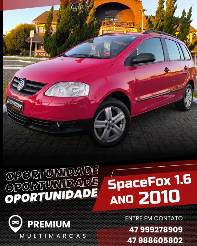 Carro Volkswagen SpaceFox 2010 Trend 1.6 8V (Flex)