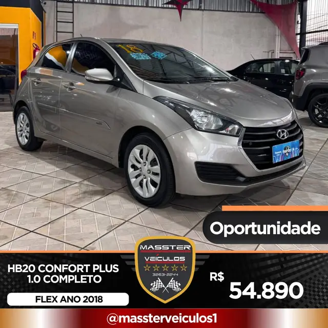 Carro Hyundai HB20 2018 1.0 Comfort (Flex)