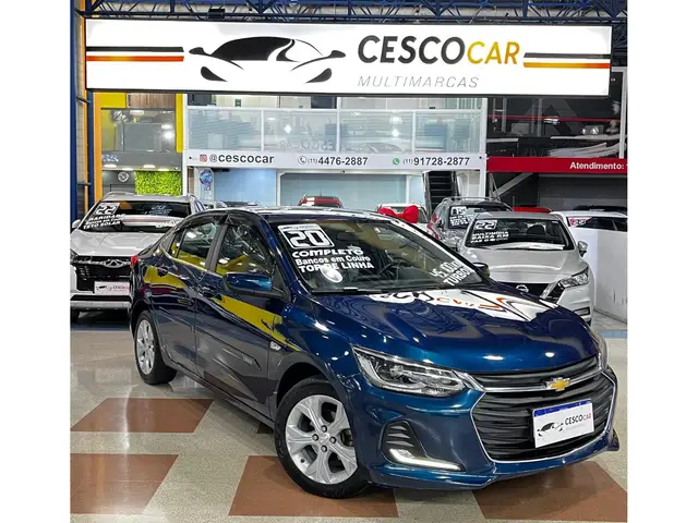 Carro Chevrolet Onix Plus 2020 1.0 Premier Turbo Flex (Aut)