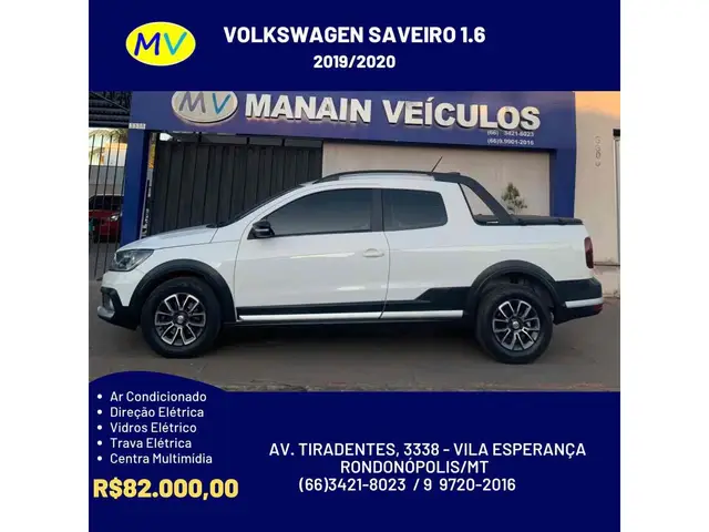 Carro Volkswagen Saveiro 2020 Cross 1.6 16v MSI CD (Flex)
