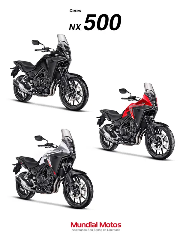 Moto Honda NX 500 2026 ABS